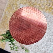 Tripod wooden stool - brutalist