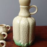 Vintage barbotine liqueur service