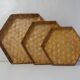 Rattan and bamboo pull-out trays