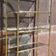 Shelf faux bamboo gold metal