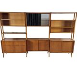 Modular wall unit, 1970s, set of 3