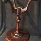 Small 19th-century English mahogany tripod pedestal