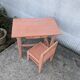 Child's desk and its chair