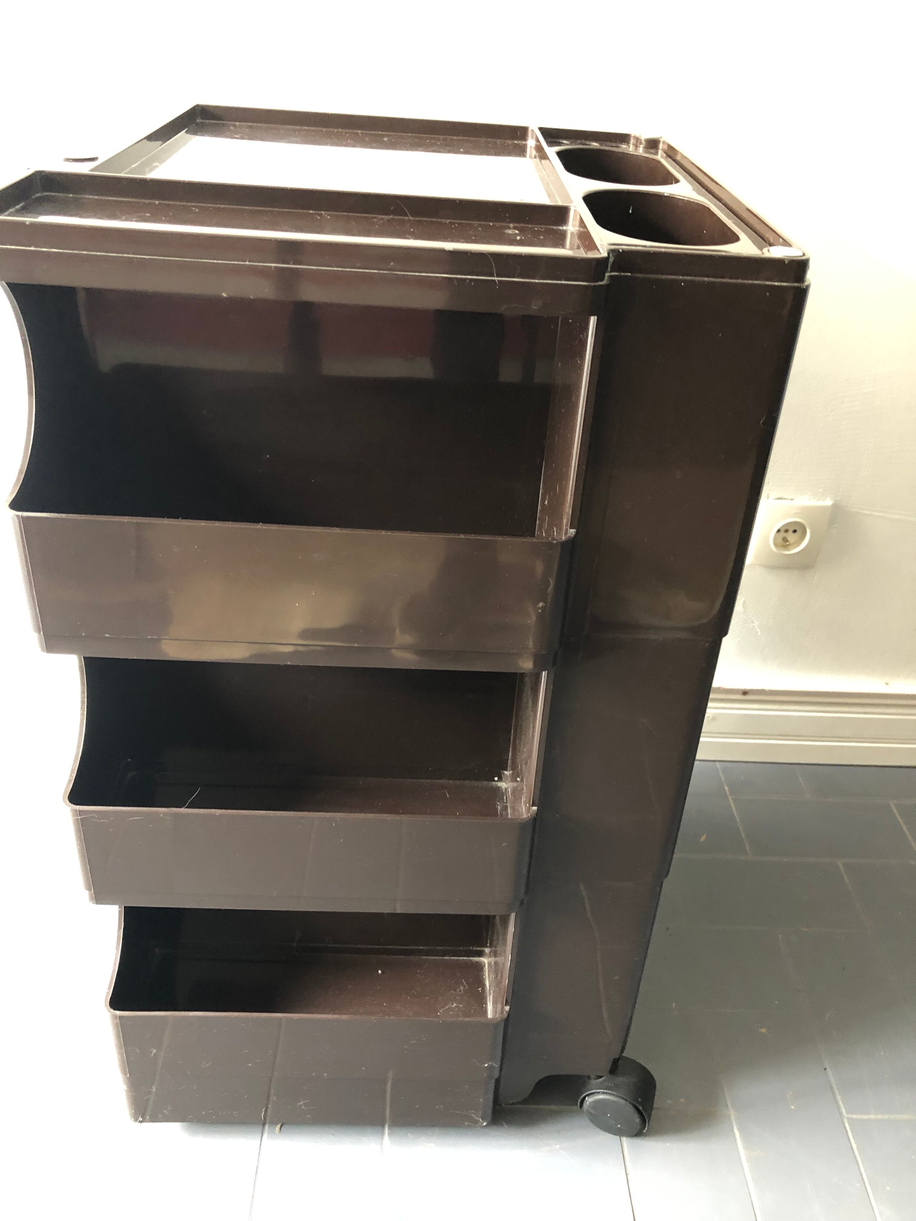 Serving table Boby, by Joe Colombo, design 70