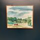 Original Swedish Oil on Canvas – “Milk Shed at Kaga” by Björn Svensk – Signed – Dated 1980 – Vintage & Framed