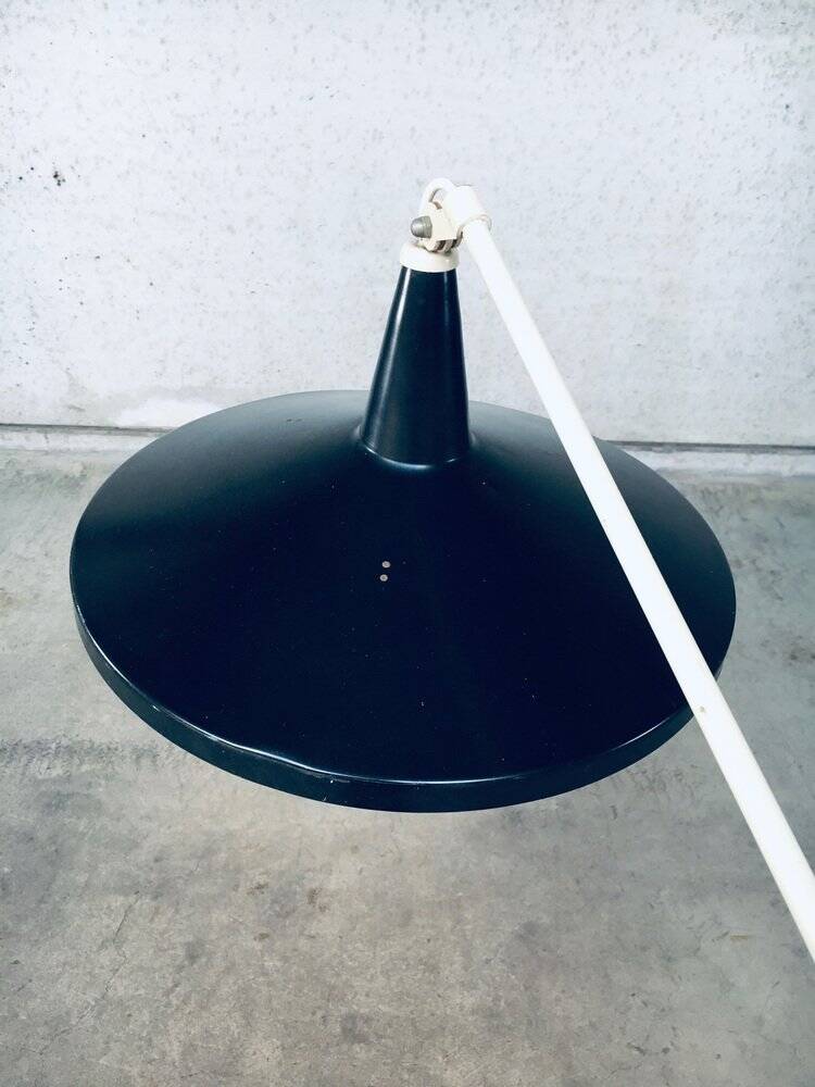 Panama Floor Lamp in Black by Wim Rietveld for Gispen, 1957