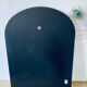 Black and gold art deco mirror - 81x69cm