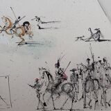 Salvador Dali: Temptation in Spain - Signed lithograph