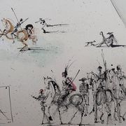 Salvador Dali: Temptation in Spain - Signed lithograph