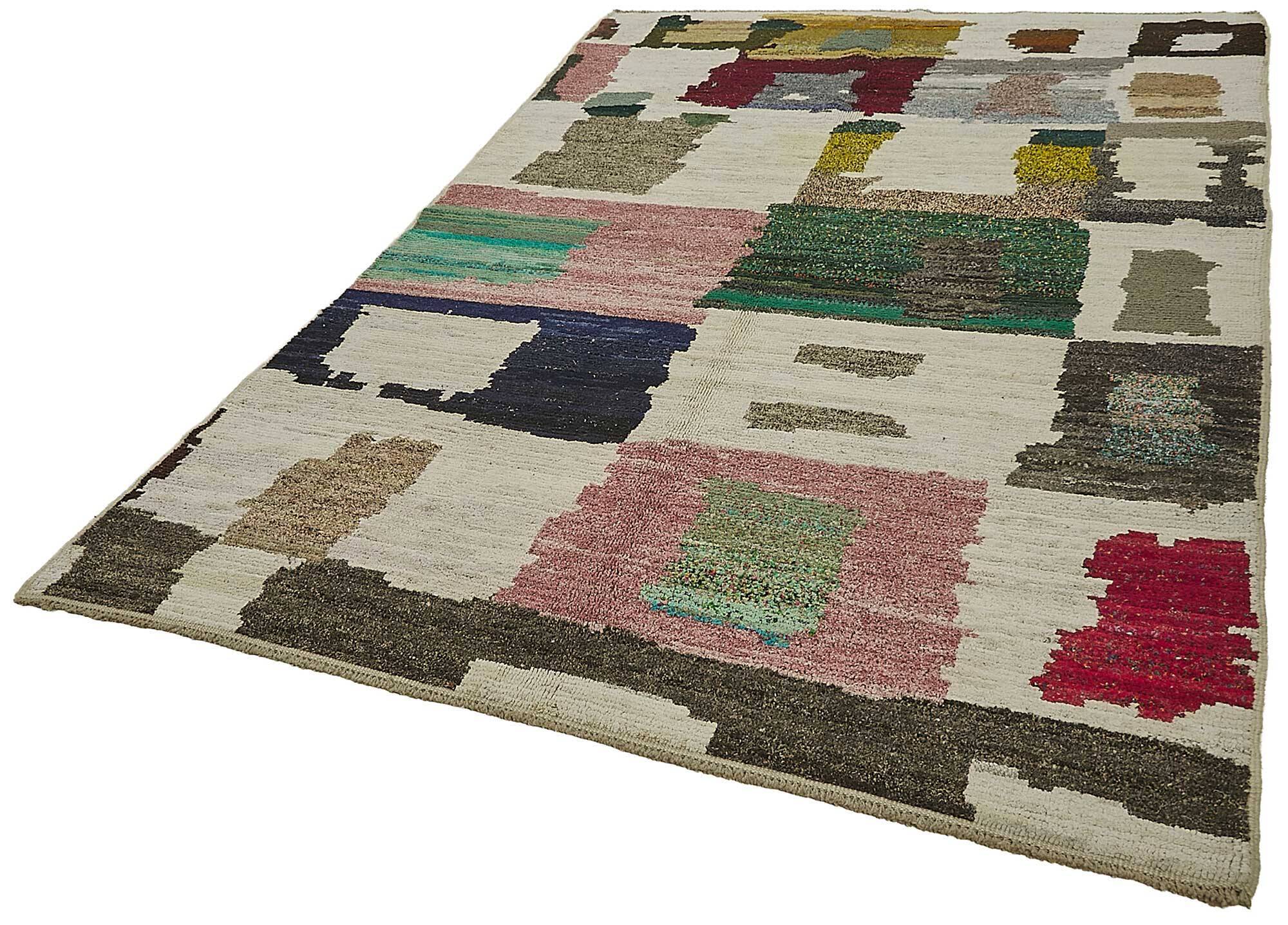 Handwoven Turkish Recycled Boho Rug 202 cm x 316 cm