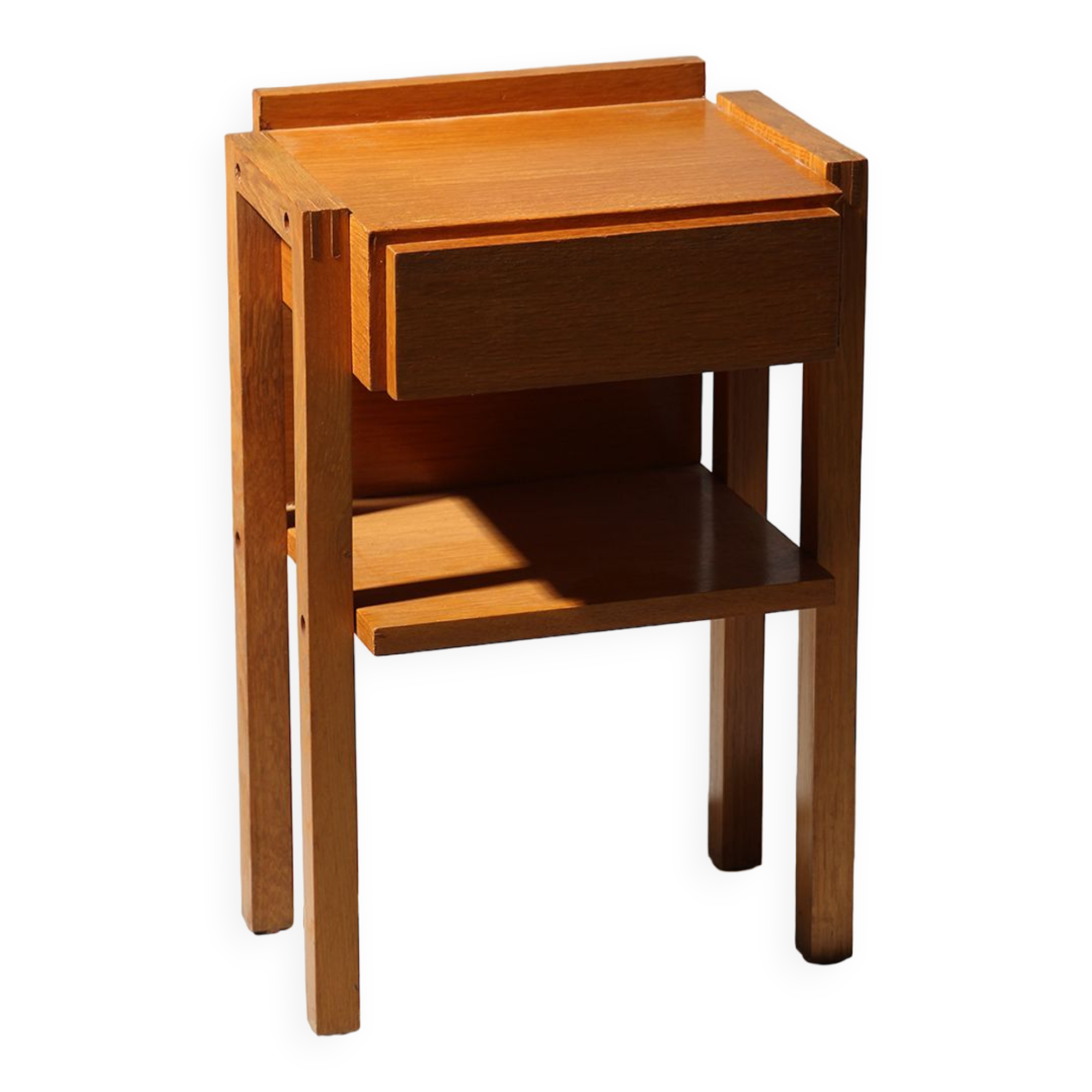 Vintage modernist bedside table