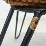 Rohe Noordwolde rattan armchair, 1960, Netherlands