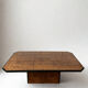 Table basse en loupe d’orme, 1970
