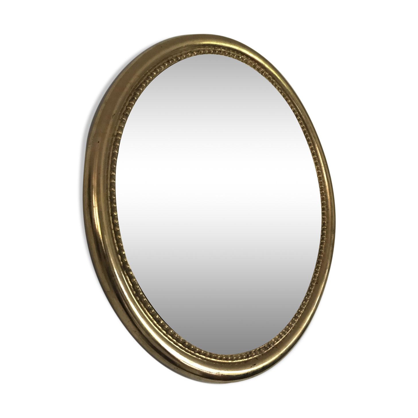 Mirror louis XVI gilded 19th witch 38x44cm