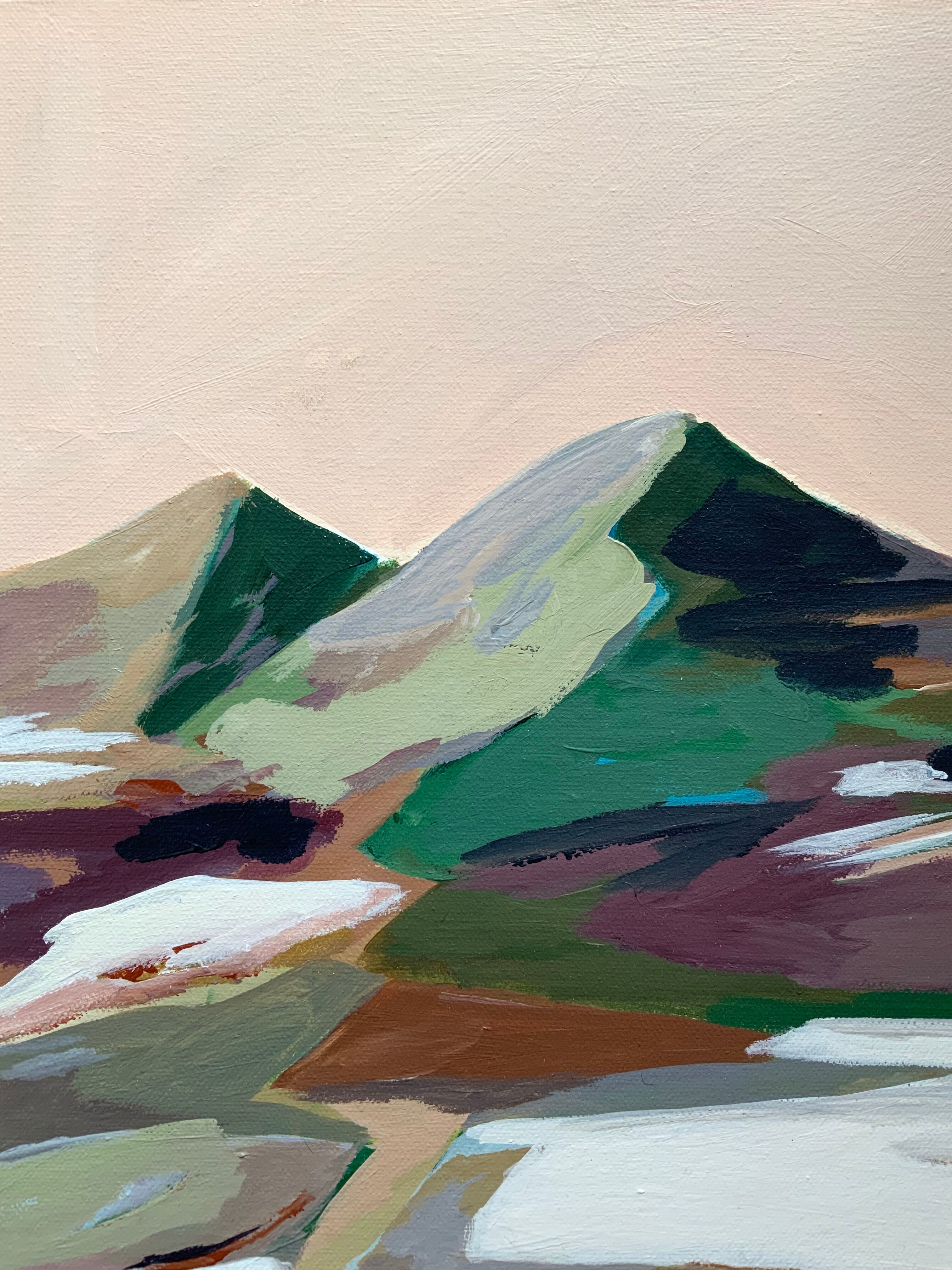 At dusk in the hills