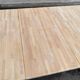 Scandinavian extendable dining table stripped in raw solid wood 1990