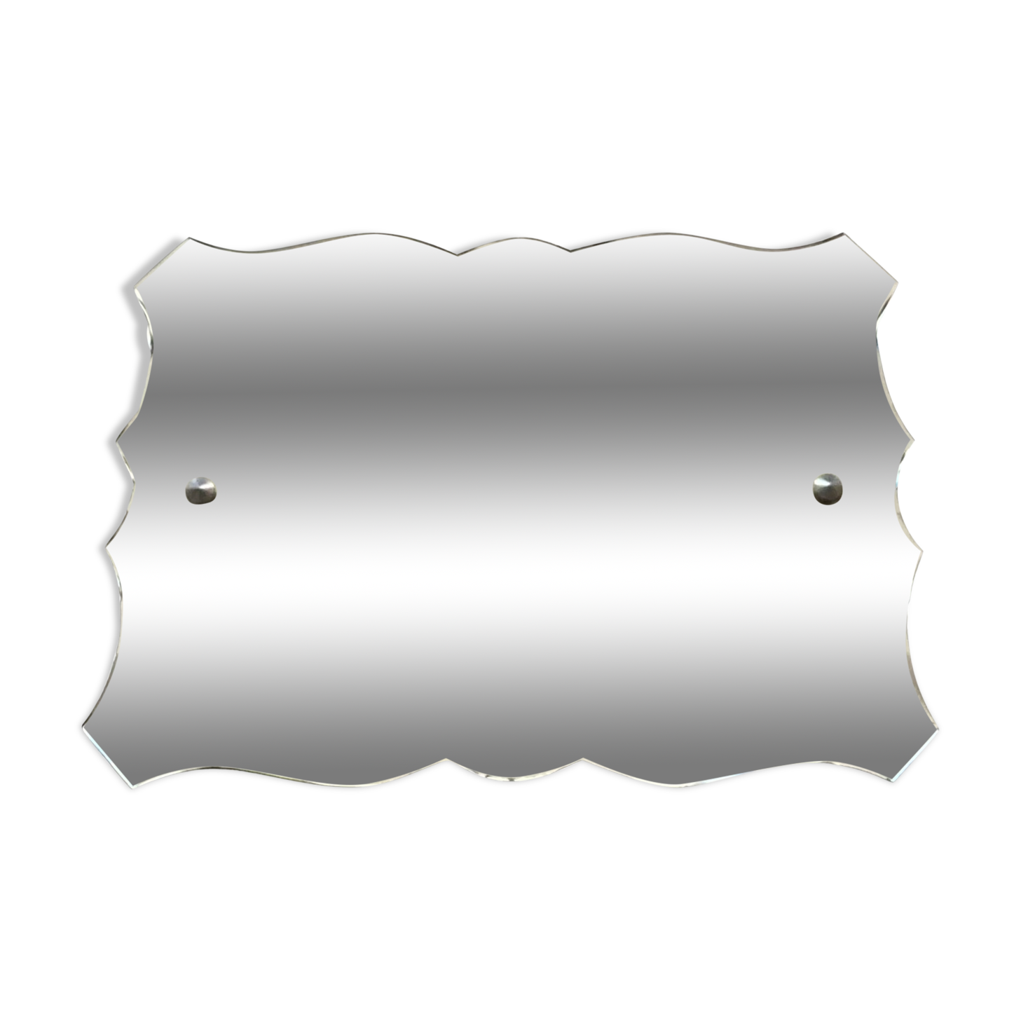 Beveled mirror 50s, 54x39 cm