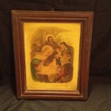 Gravure ancienne « L'Adoration des bergers » — Rare et authentique