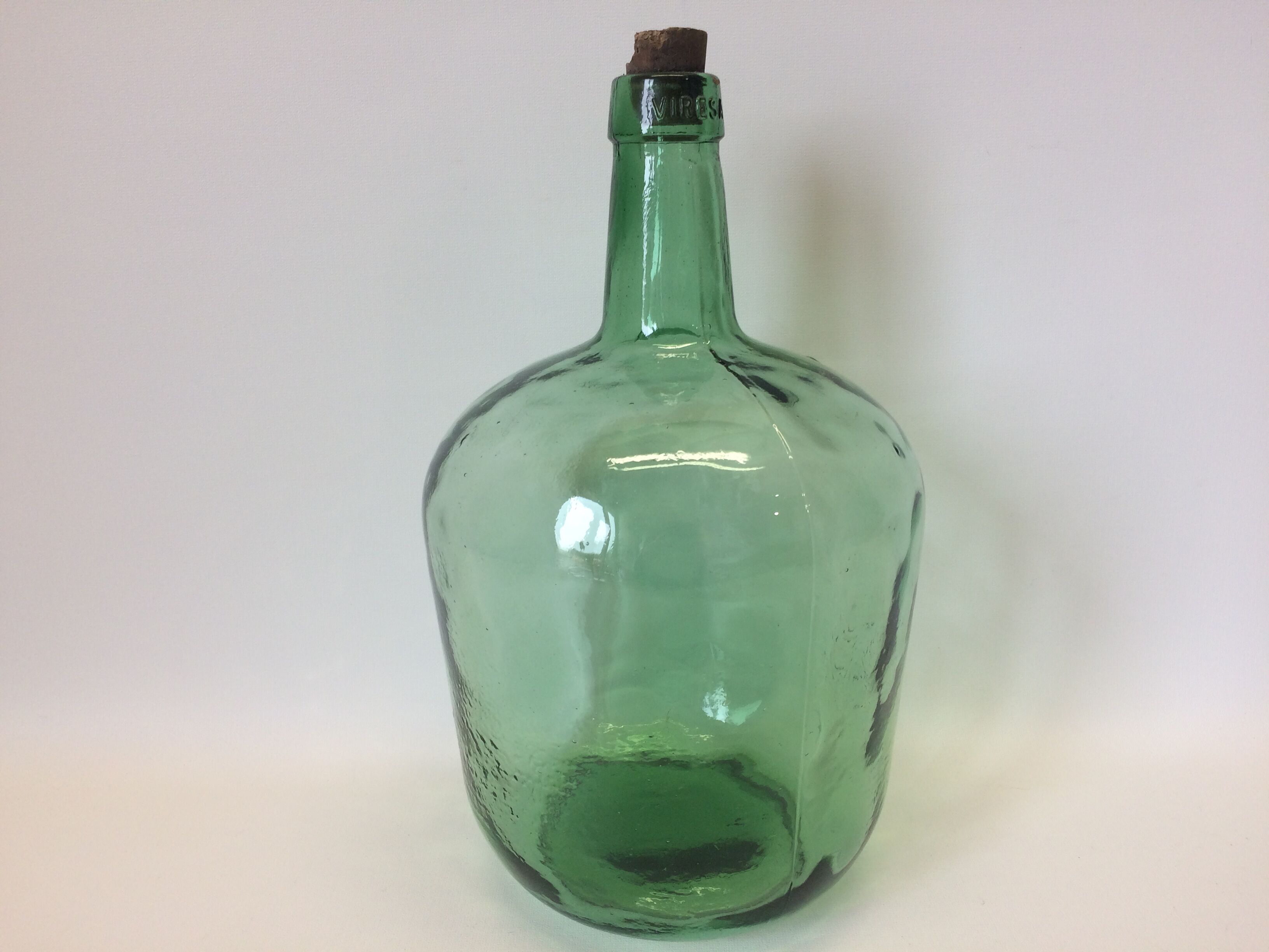 Demijohn green glass - 5 L