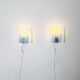 Minimalist Postmodern Square Wall Lights by Nafa Nybro Armaturfabrik, Sweden 1980s