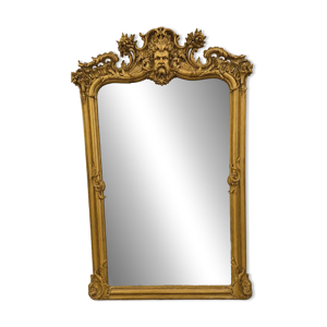 Grand miroir doré napoleon