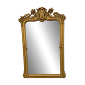 grand miroir doré Napoleon III au masque