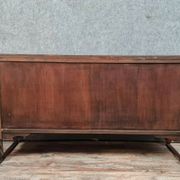Asian pagoda buffet in exotic wood and gilded bronze circa 1920-1940