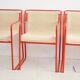 4 stackable chairs Gastone Rinaldi Thema Italy