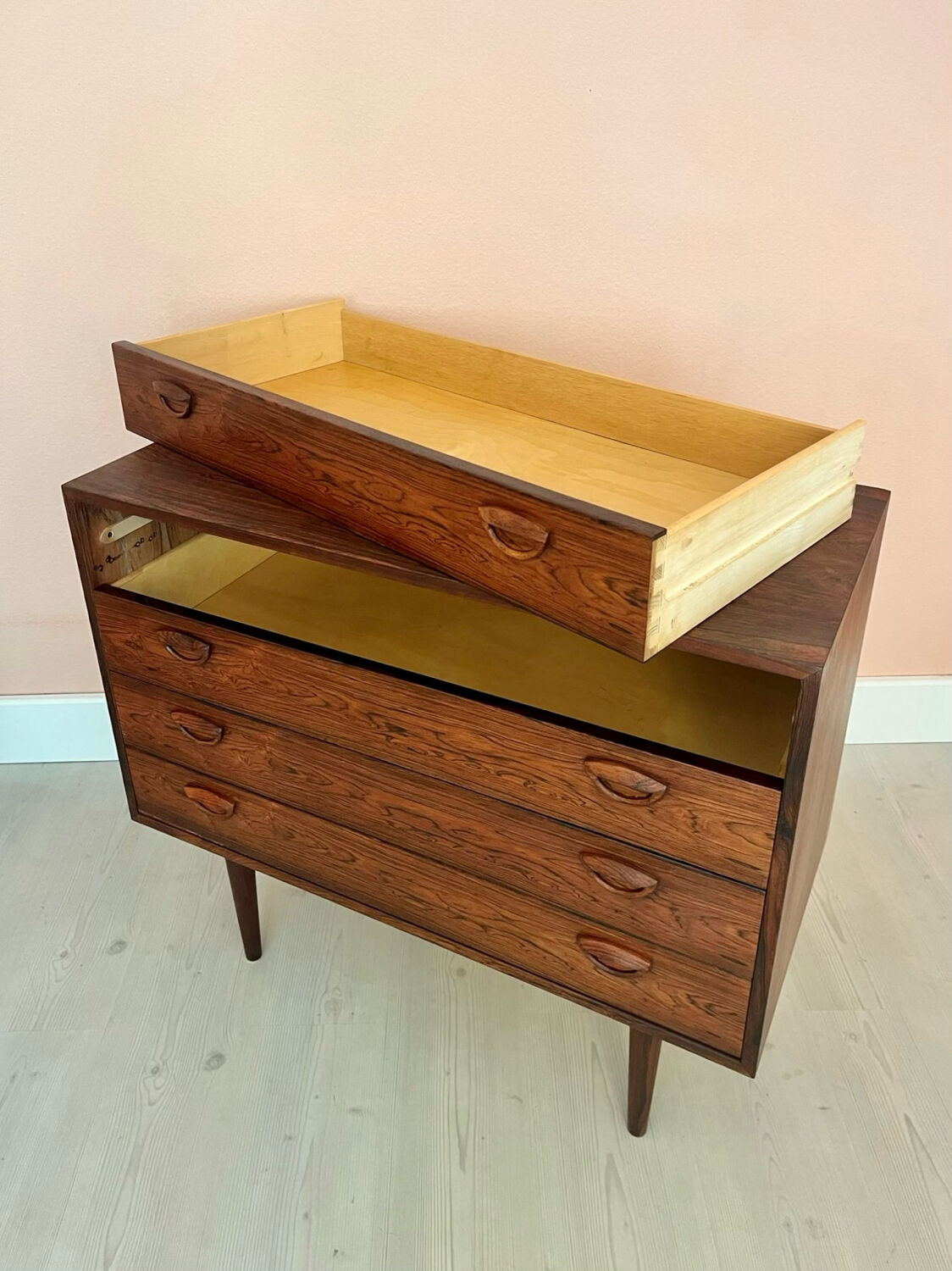 Danish chest of drawers by Kai Kristiansen in palisander 1960s