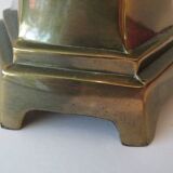 Twisted brass lamp from the 1970s