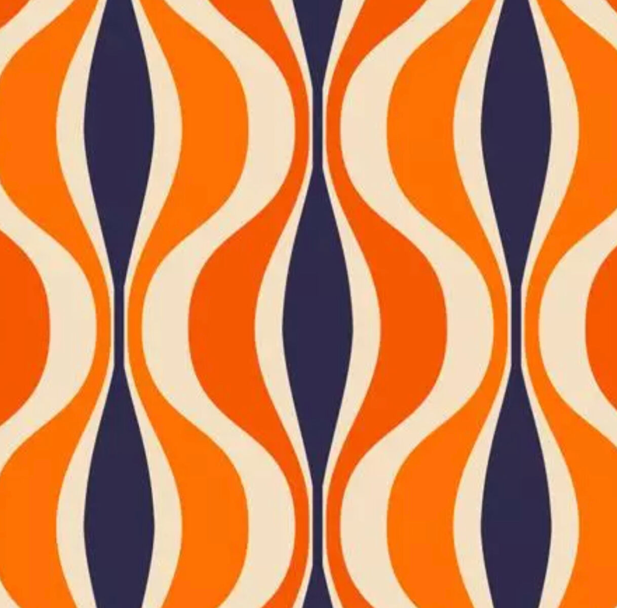 Vintage varnished teak chest of drawers 1970