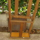 Solid oak wardrobe four vintage hooks