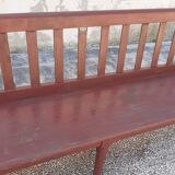 Oak station bench 2m80