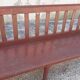 Banc de gare en chêne 2m80