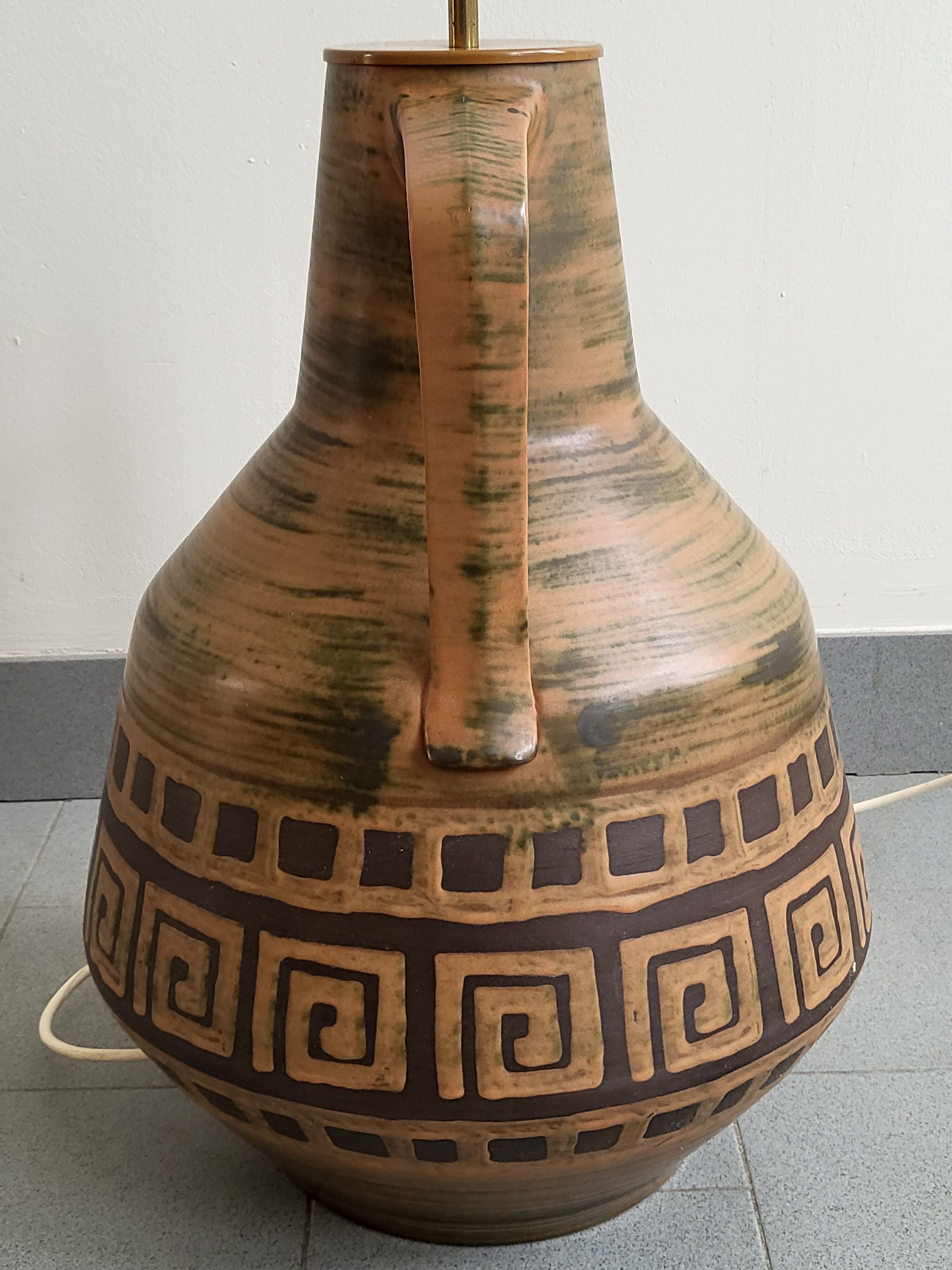 Vintage 1960 ceramic floor lamp