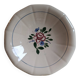Plat rond creux rose modèle Graziella Digoin Sarreguemines, 1930
