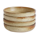 Set of 4 stoneware plates