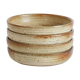 Lot de 4 assiettes en grès