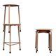 4 Industrial Marko working stools 1960s