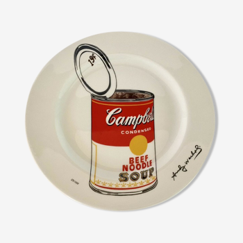 6 assiettes Andy Warhol pop art