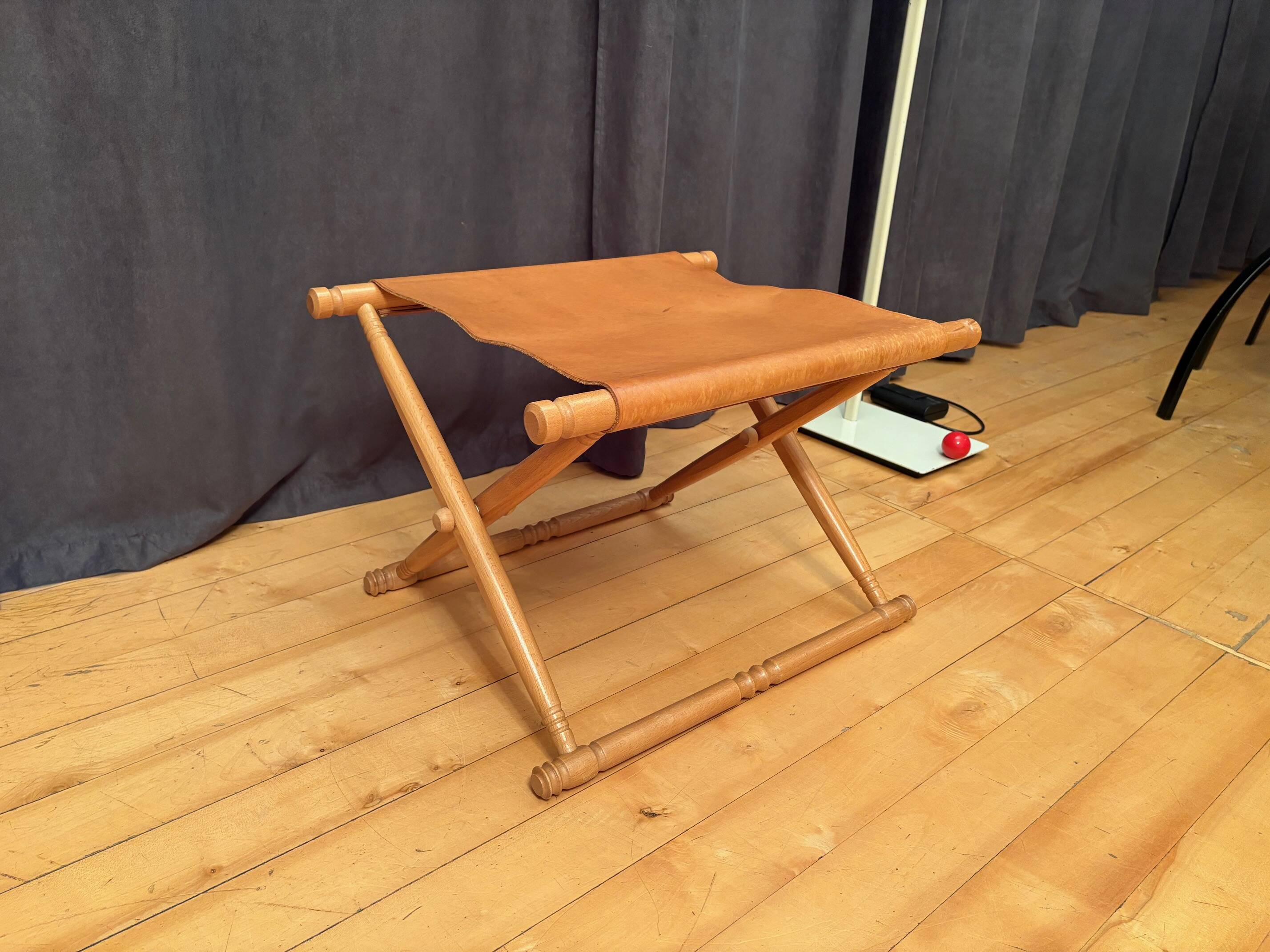 Składany stołek safari , lata 80