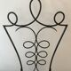 Art Deco table and 8 chairs set