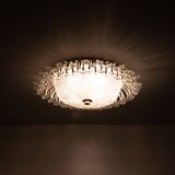 Floral Mid-Century Modern Flush Lamp Emil Stejnar 1960s Austria