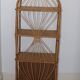 Etagère vintage en rotin