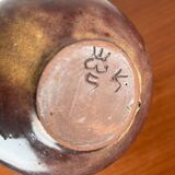 Vase calebasse en poterie d'atelier allemand du milieu du siècle de Cornelsen Kindermann Keramik, années 1960