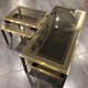 Ensemble de tables basses de design italien, années 1970
