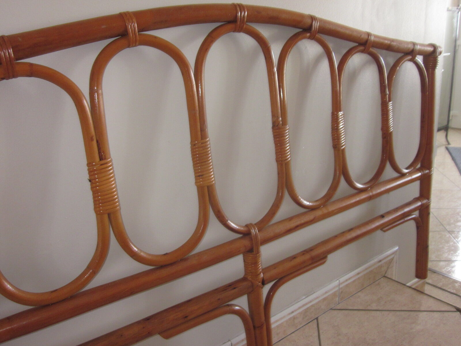 headboard rattan