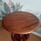 Round side table