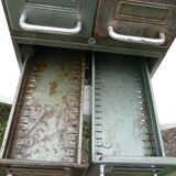 4-drawer industrial metal loft furniture from the 1970s, brand FLAMBO.