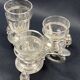 19th century Louis XV style condiment holder, silver or silver-plated metal frame